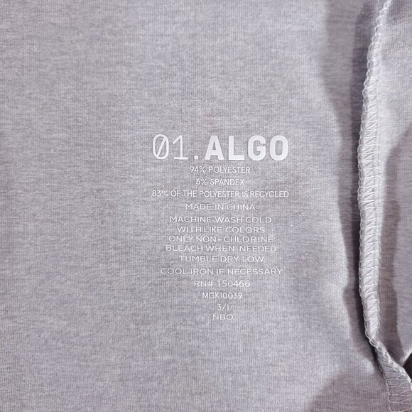 01. Algo Performance Mens XXL Baseball Style T-Shirt Tee UV SPF 40 Quick Dry - Picture 6 of 9